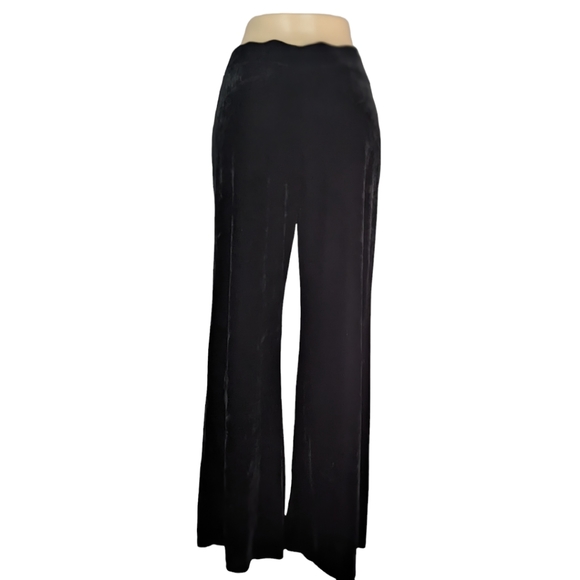 MOSSIMO Black Terciopelo bell Luxury Pants Size L Grande - Picture 10 of 16